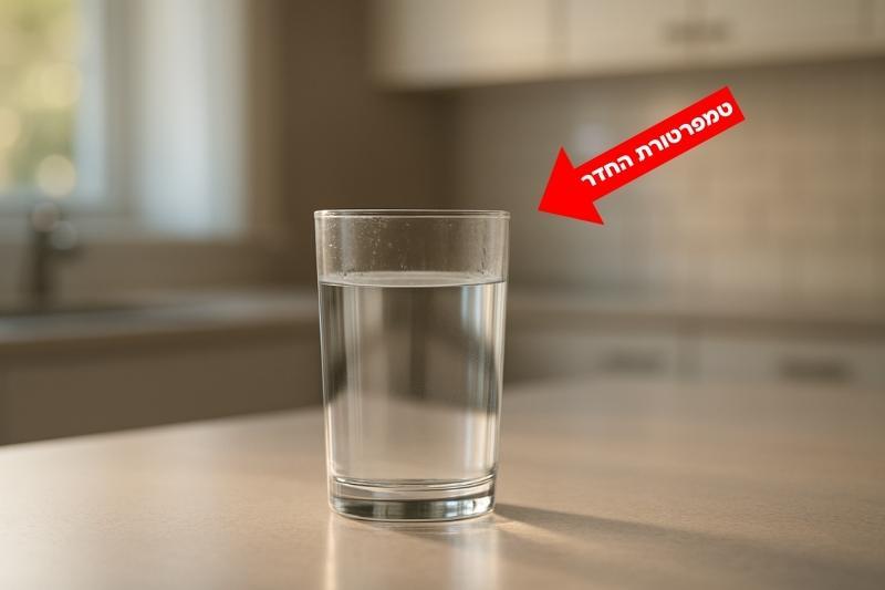 למה כדאי לשתות מים בטמפרטורת החדר – ולא קרים?