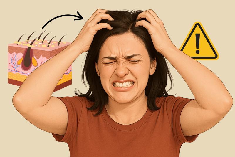 למה הקרקפת שלי מגרדת? – 8 סיבות אפשריות
