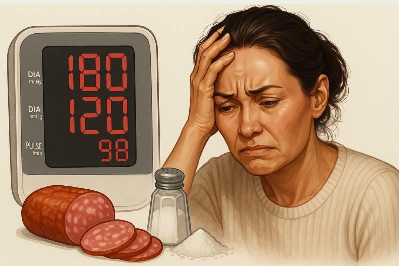 10 מזונות שאסור לאכול אם יש לכם לחץ דם גבוה