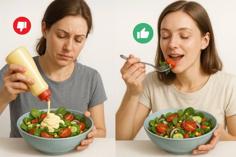 10 חלופות פשוטות שחוסכות 500 קלוריות ביום (ואפילו יותר)