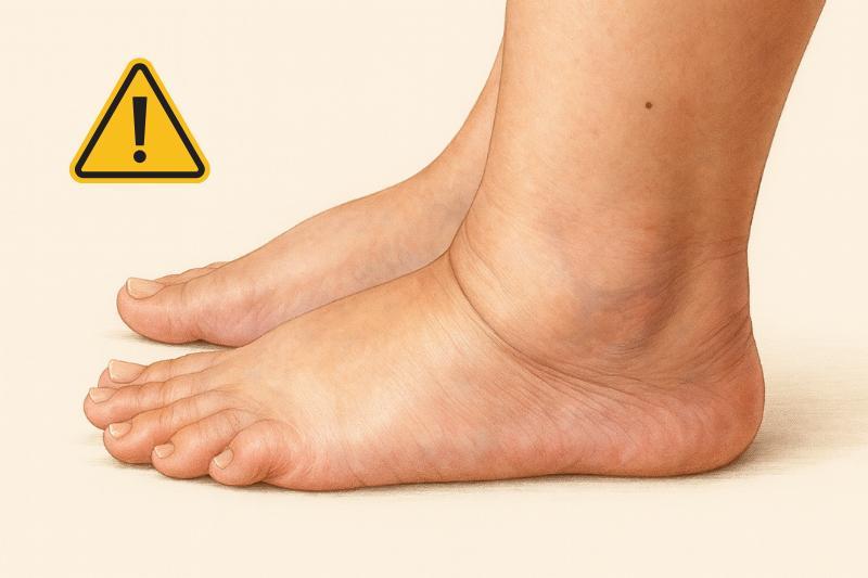 רגליים נפוחות? 7 סיבות רפואיות שאסור להתעלם מהן