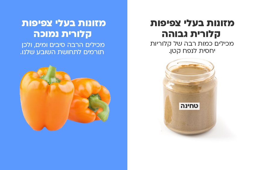 מהי צפיפות קלורית? ואיך היא יכולה לסייע לנו לרדת במשקל?