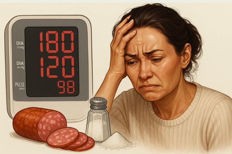 10 מזונות שאסור לאכול אם יש לכם לחץ דם גבוה