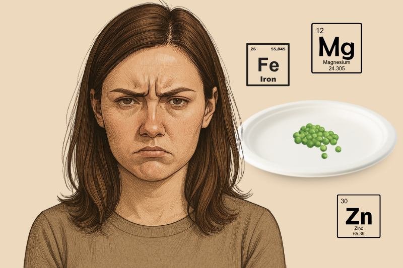 10 חוסרים תזונתיים שעלולים להשפיע על מצב הרוח