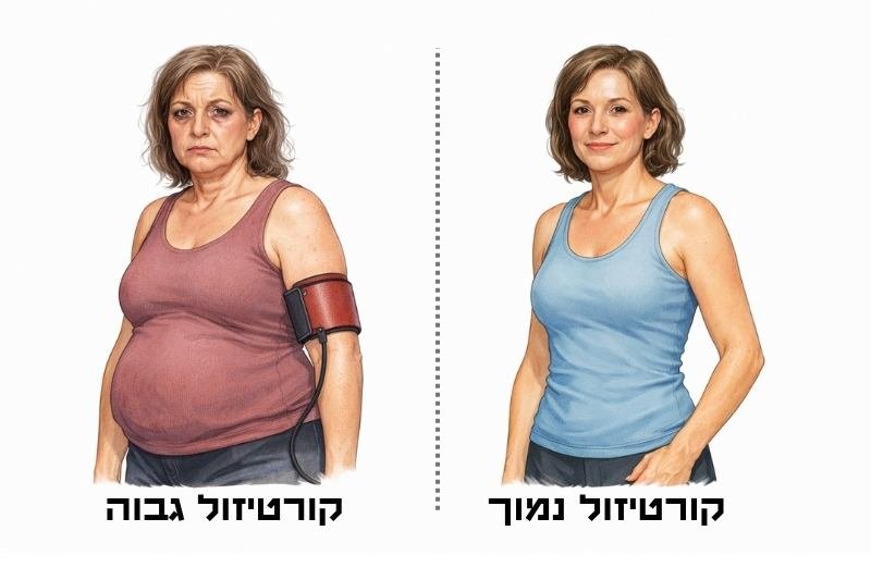 8 סימנים שהורמון הקורטיזול שלכם גבוה מדי